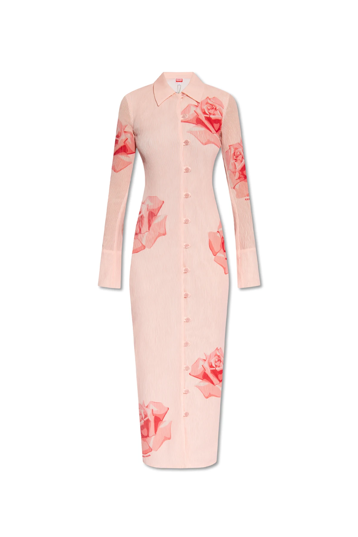 Pleated floral dress