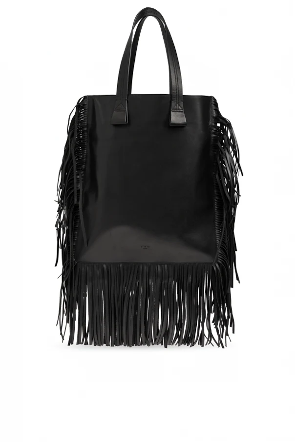 CZARNY Torba ‘Paper Franges’ typu ‘Shopper’