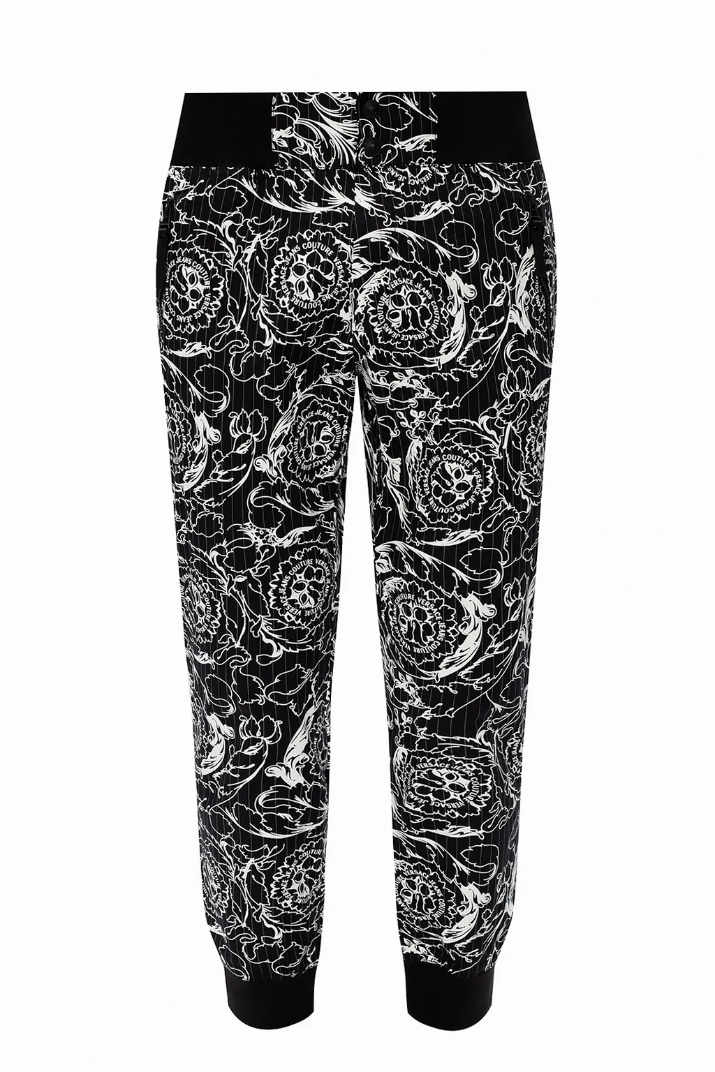 Barocco-printed trousers