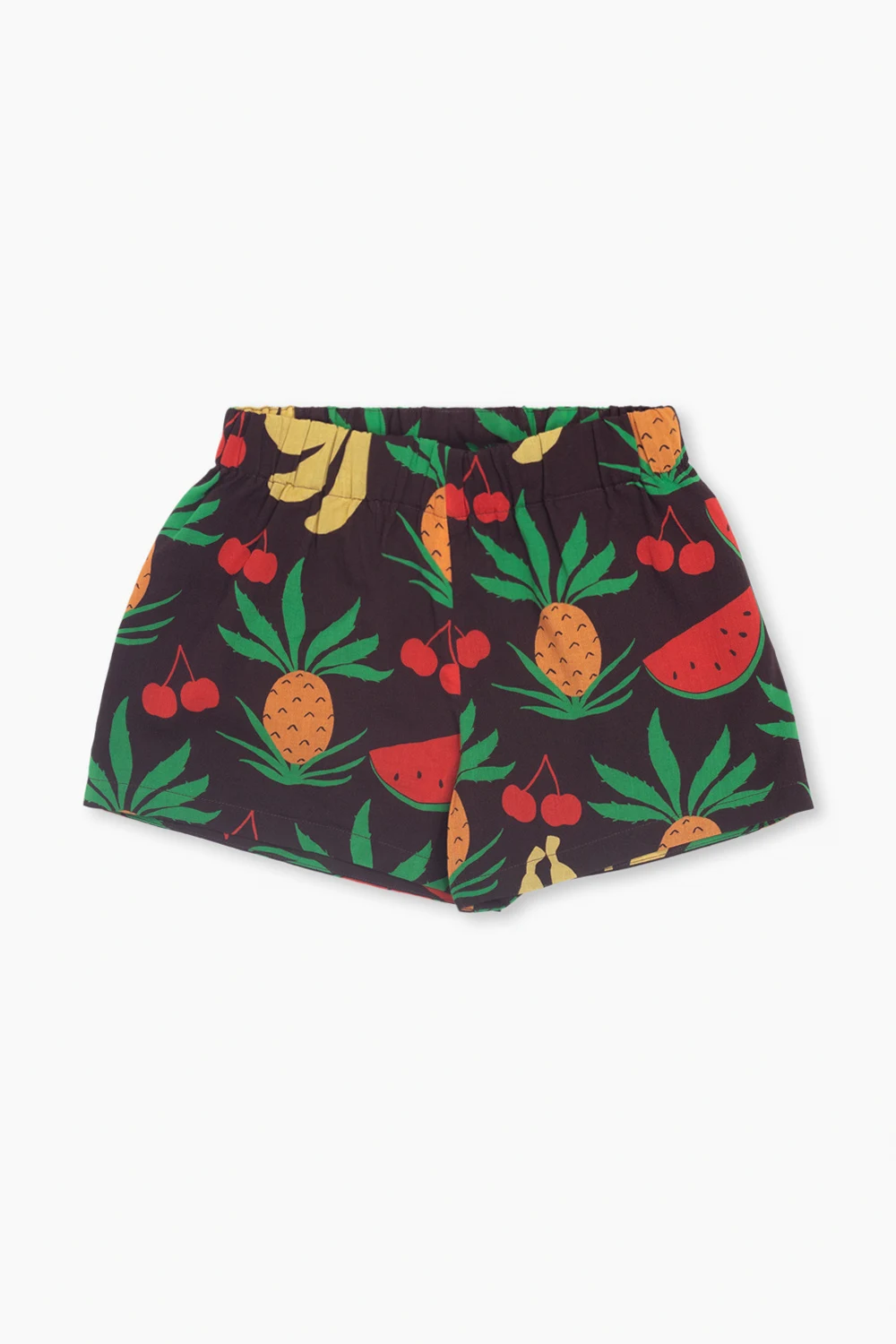 Shorts with motif of fruits