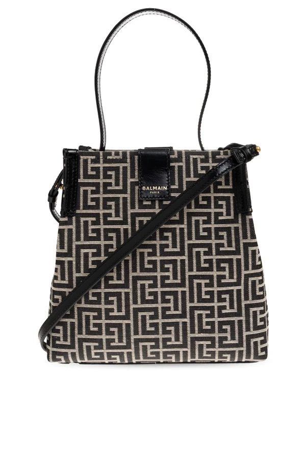 BLACK 'Release' hand bag, bucket bag type