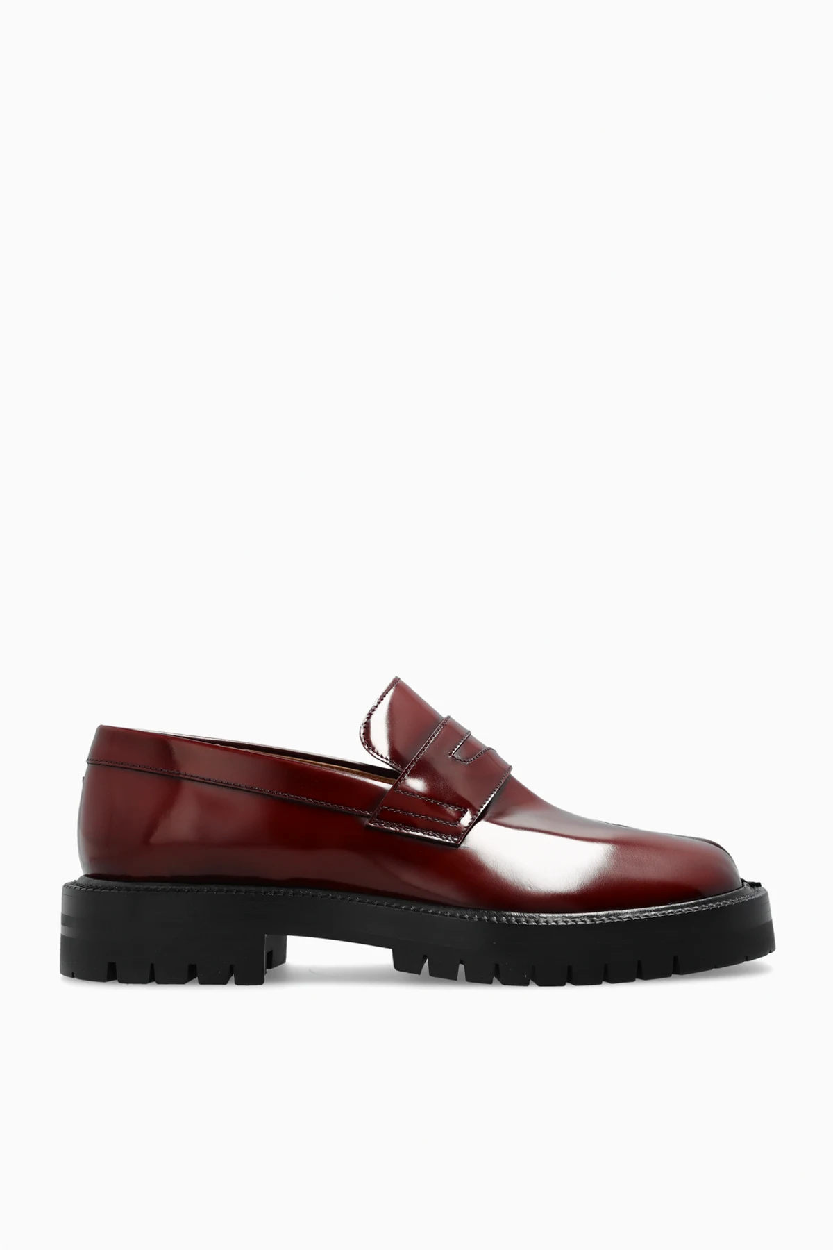 Leather loafers