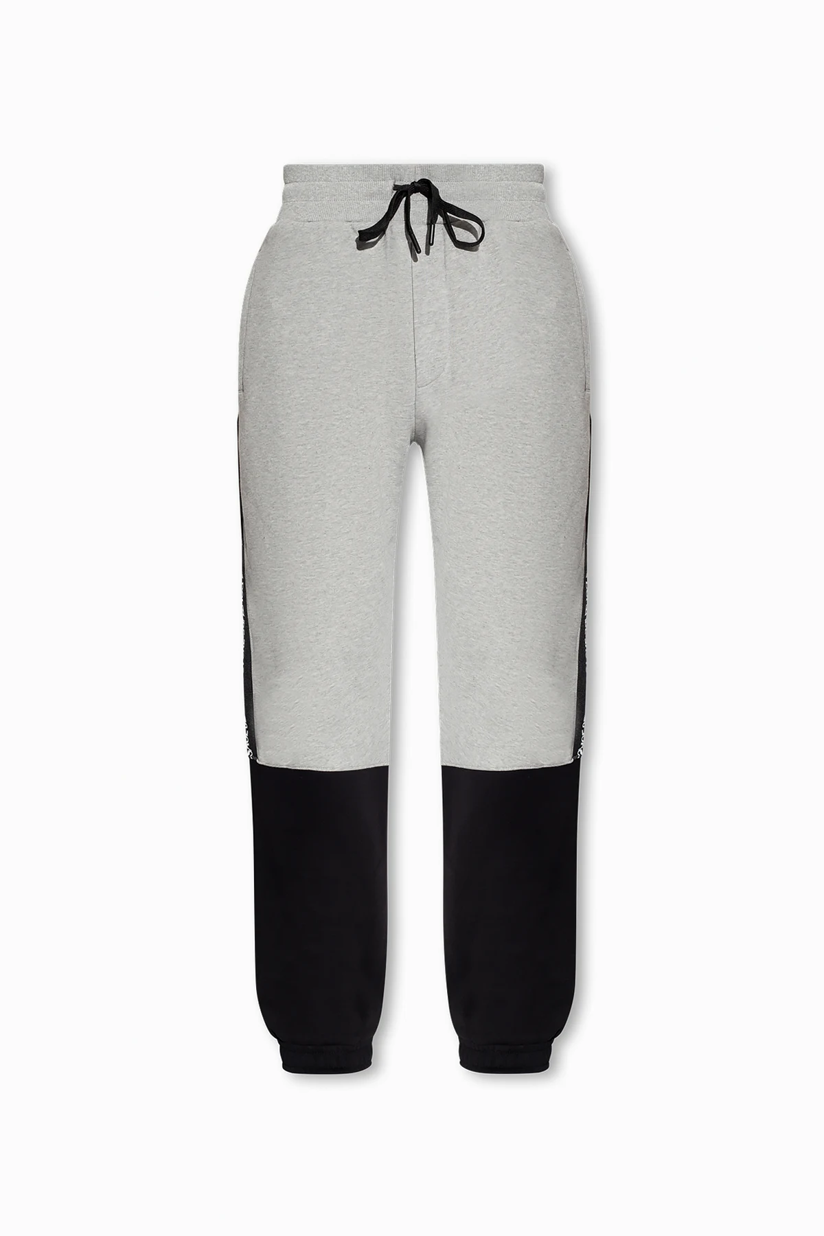 Sweatpants with branded side stripes