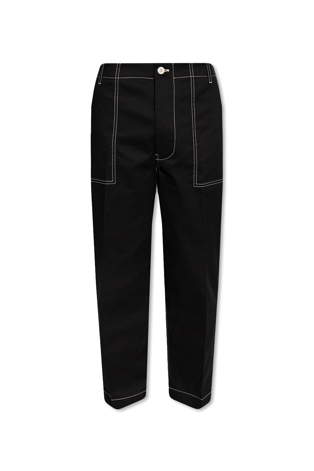 Trousers with stitching details