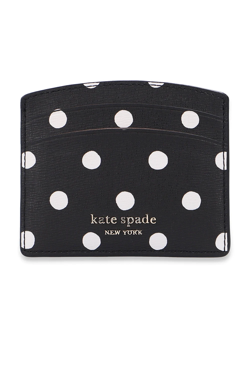 Card holder with polka dot print