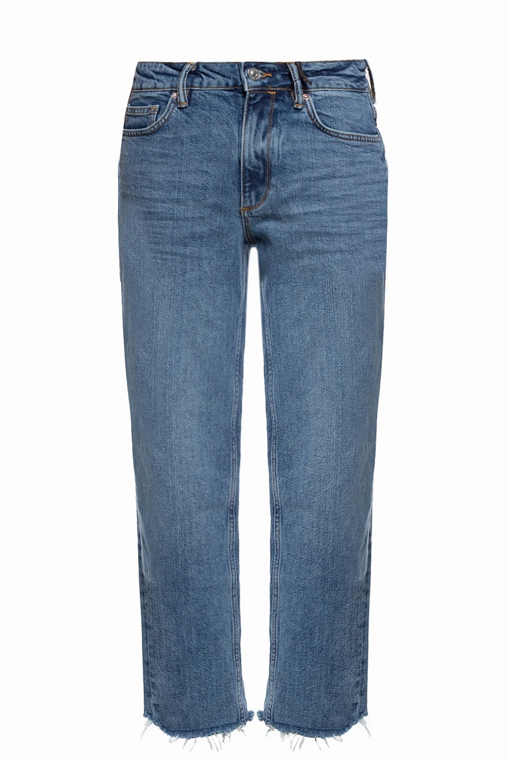 ‘Harper’ raw-trimmed jeans