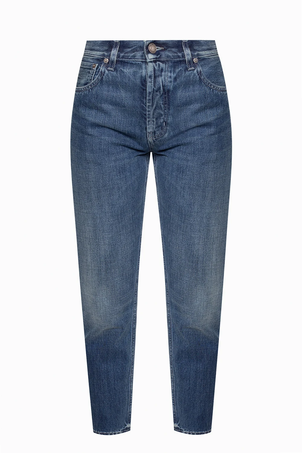 Tapered leg jeans