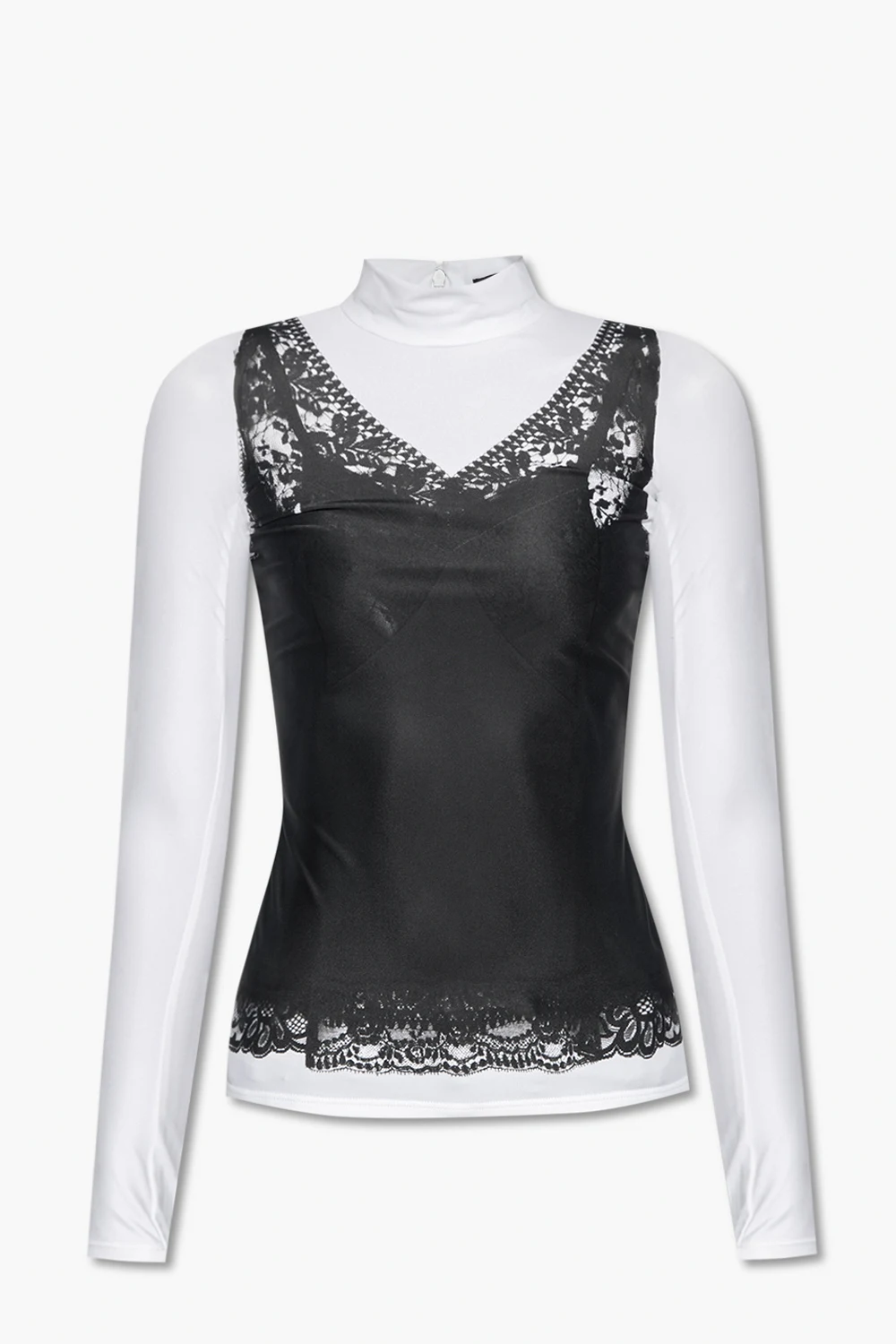 Top with standing collar