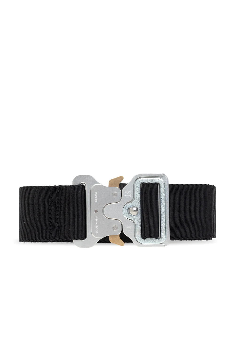 Belt with rollercoaster buckle