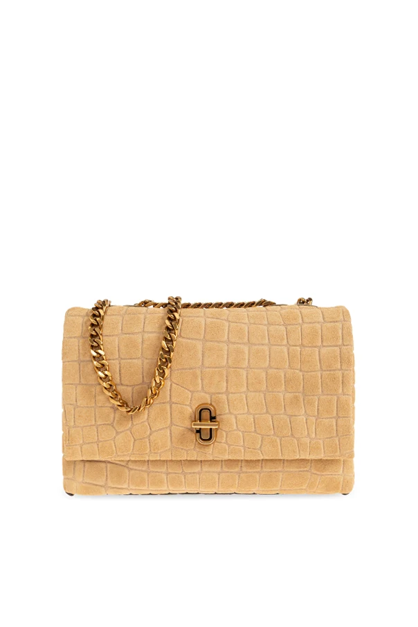 BEIGE Schultertasche ‘Croc Slim Dual’