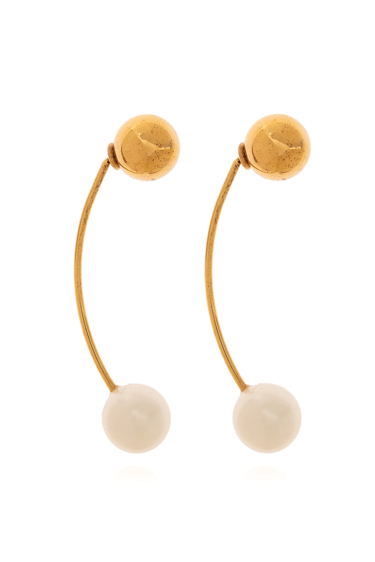 Pearl-embellished earrings