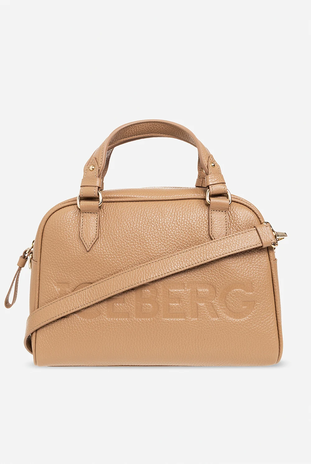 Shoulder bag with logo