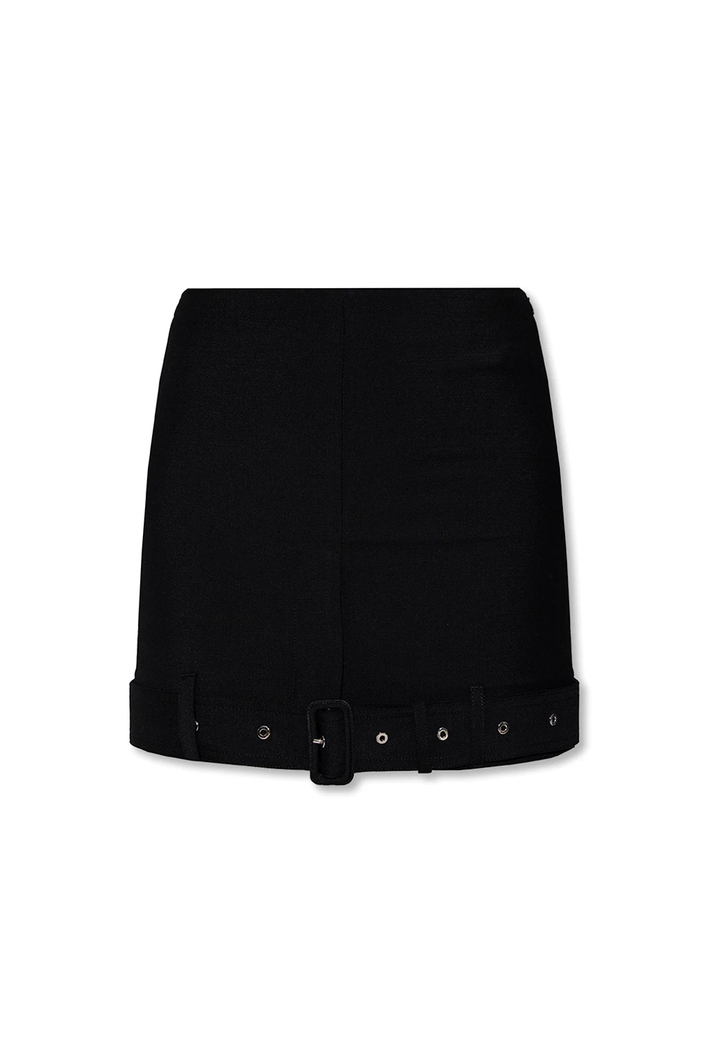 Short skirt with belt