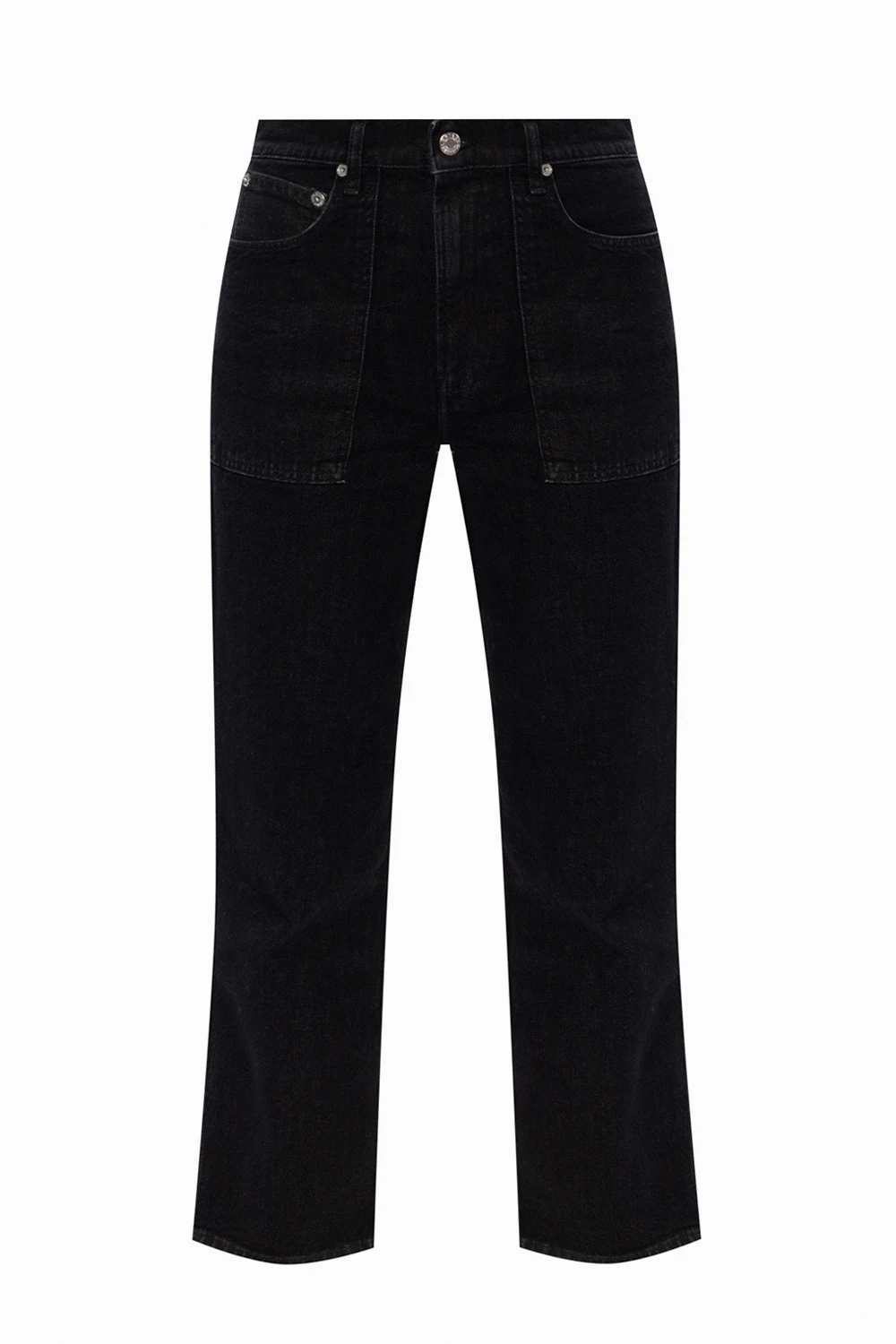 Washed-effect jeans