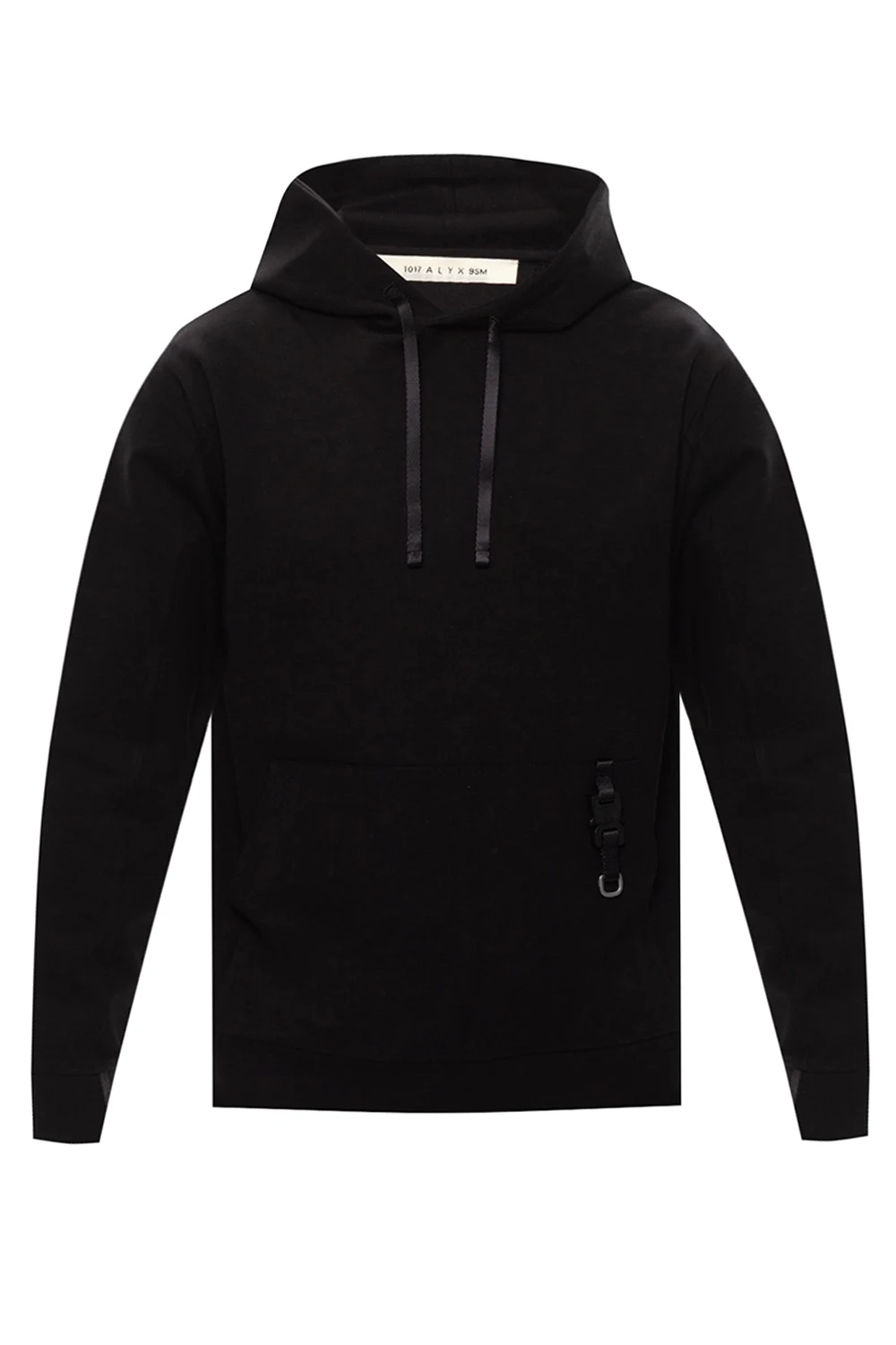 Hoodie with signature buckle