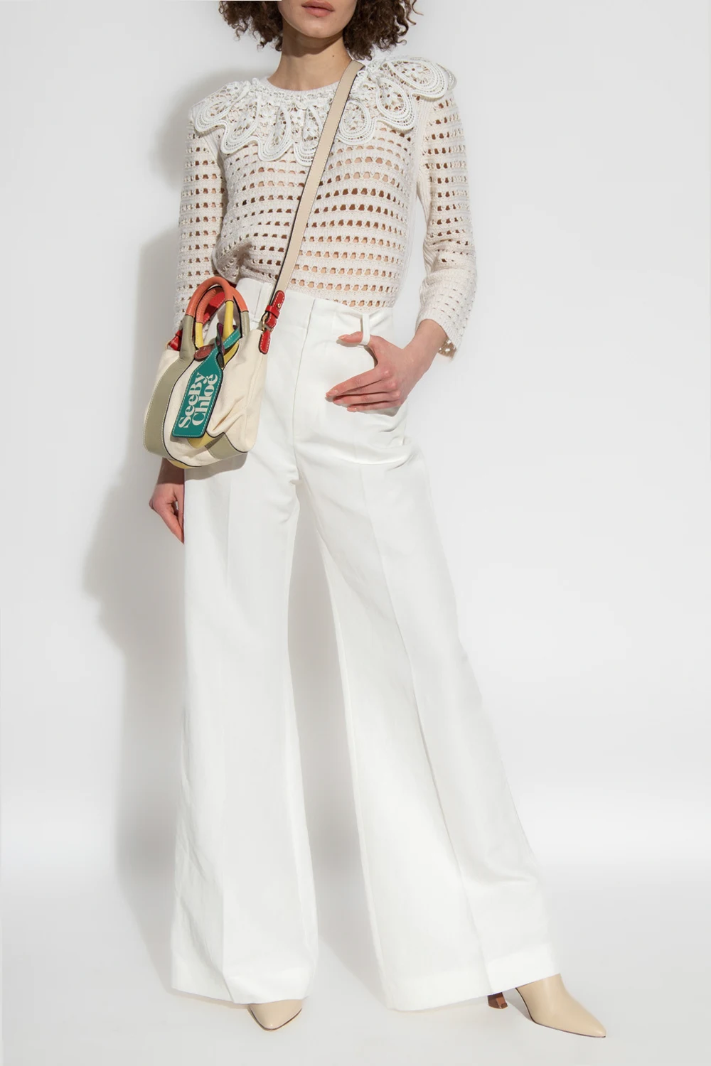 High-rise trousers