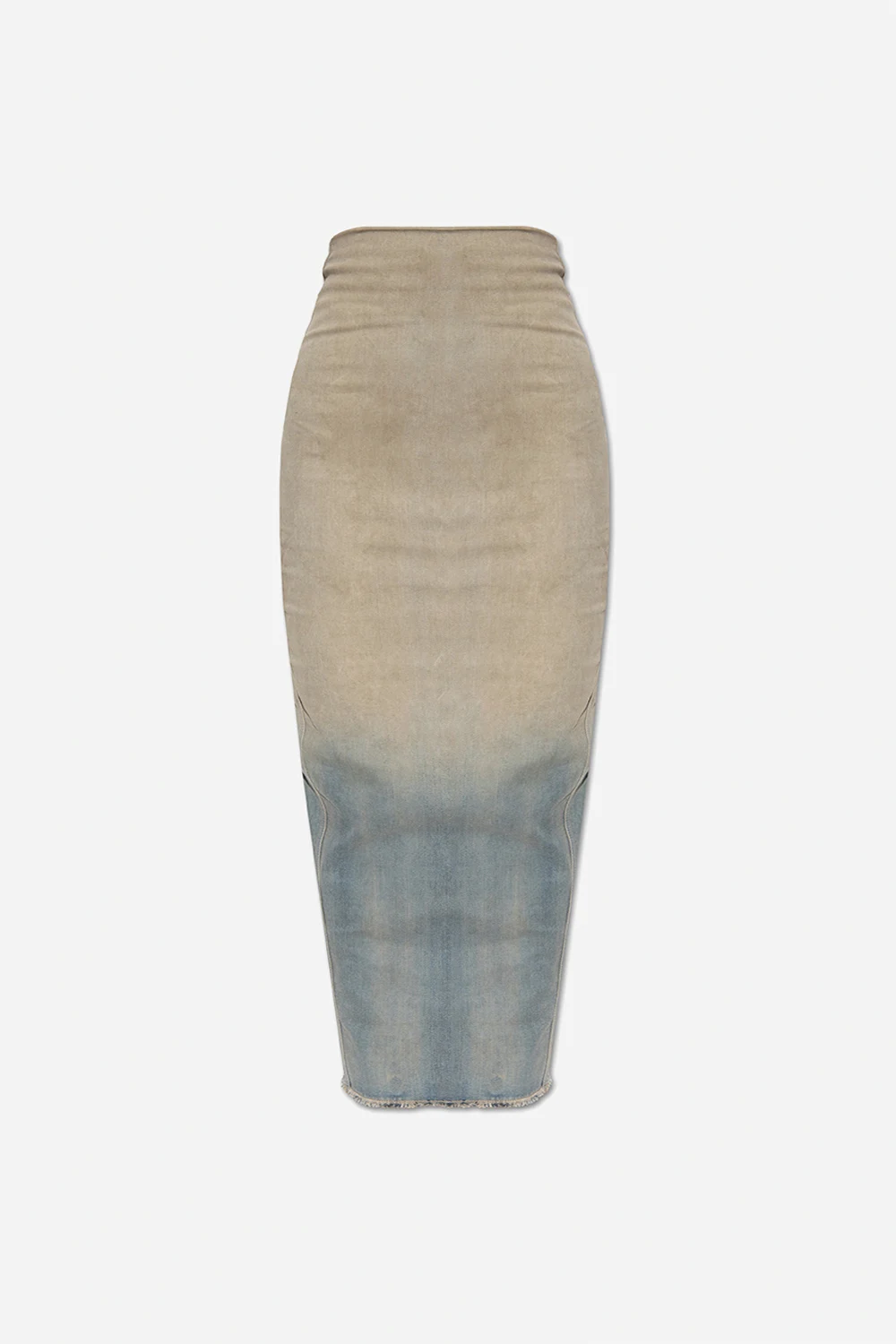 Raw-trimmed skirt