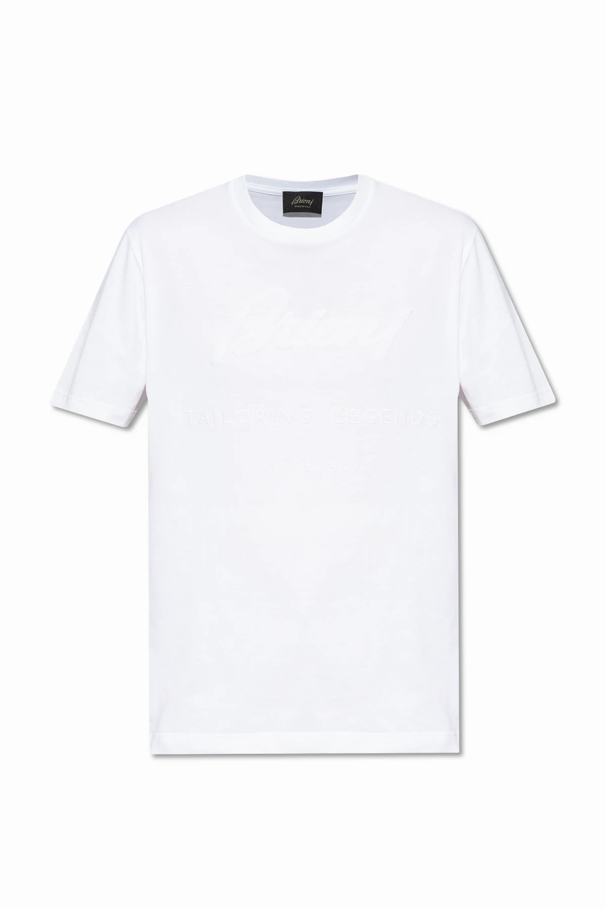 WHITE T-shirt with logo