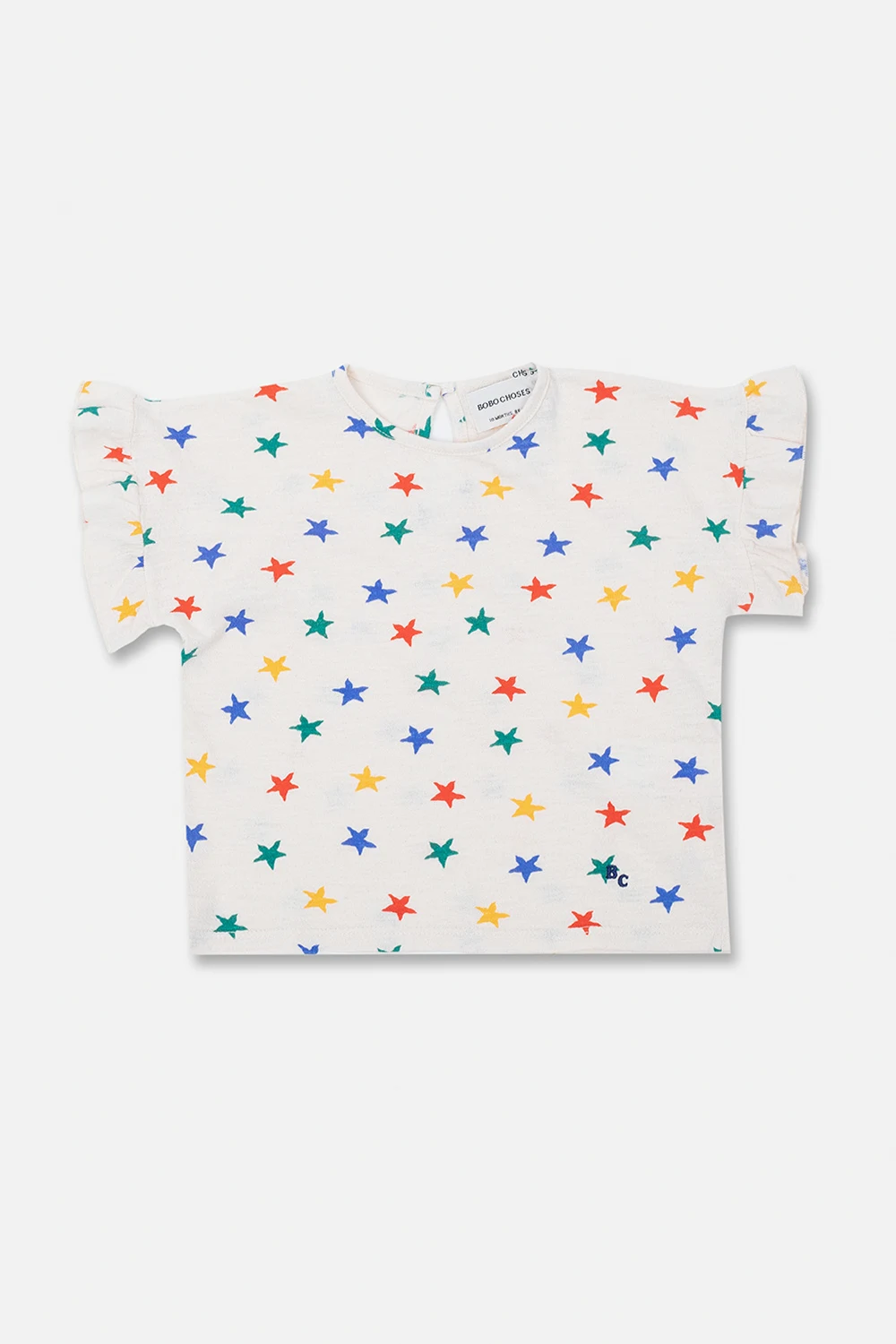 T-shirt with motif of stars