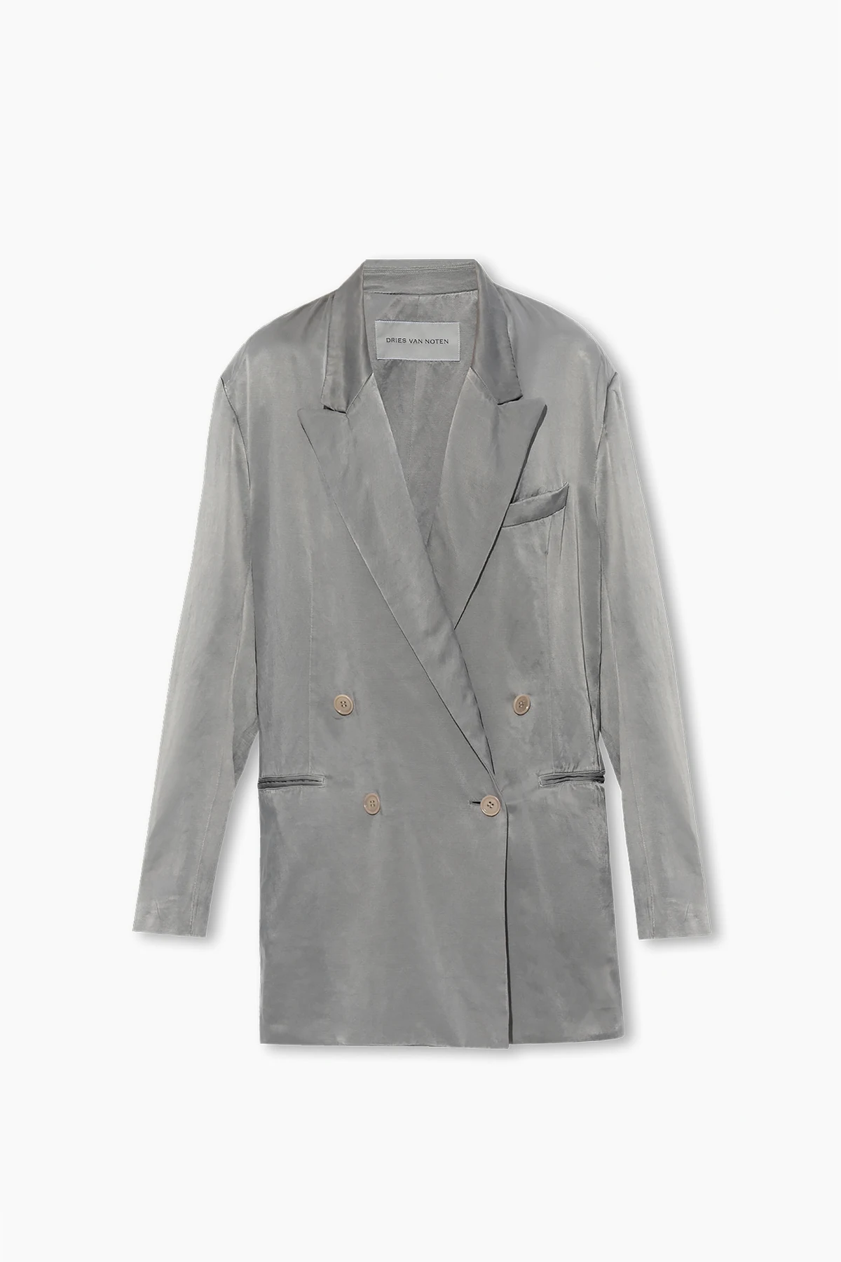 Oversize double-breasted blazer
