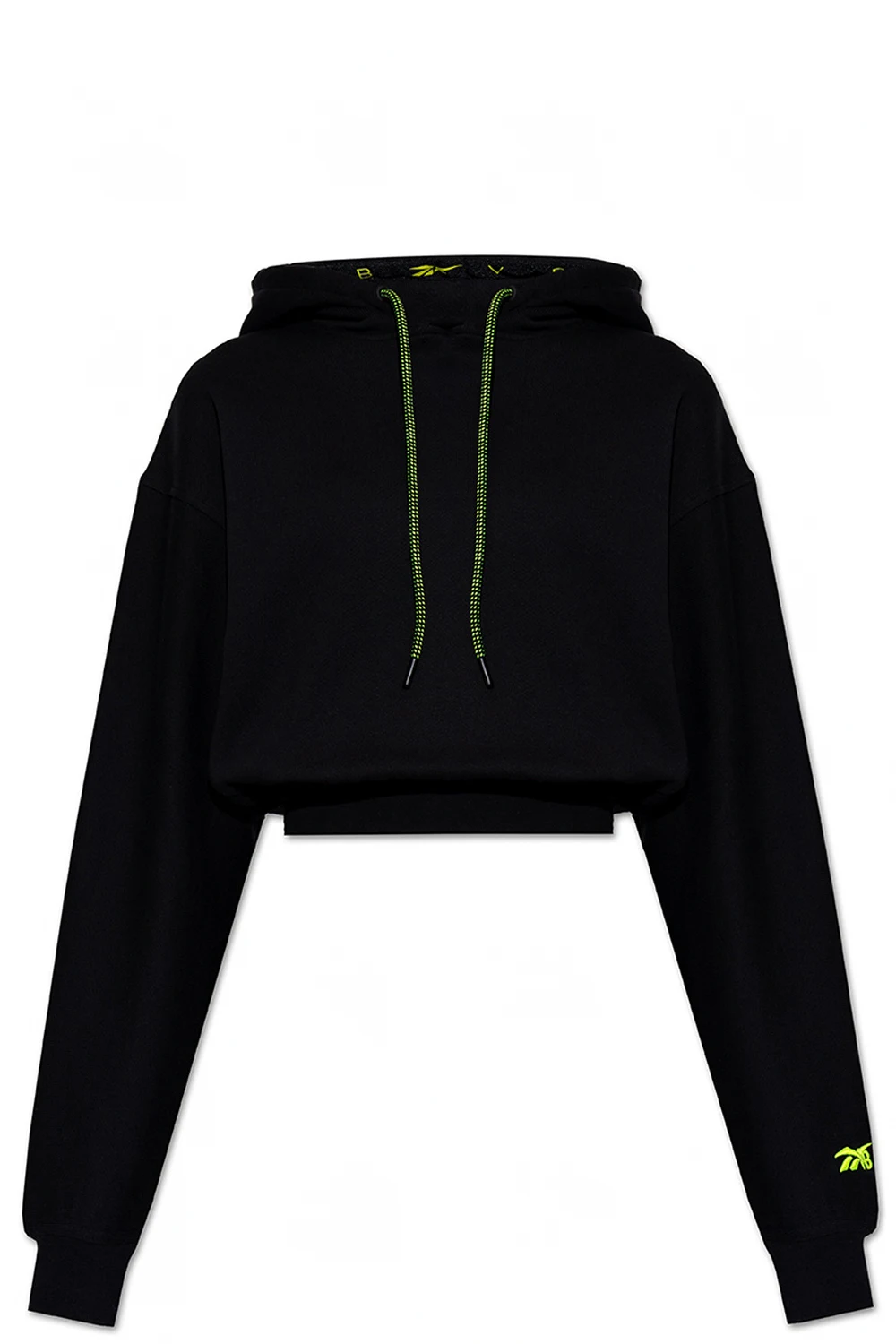 Cropped hoodie with logo