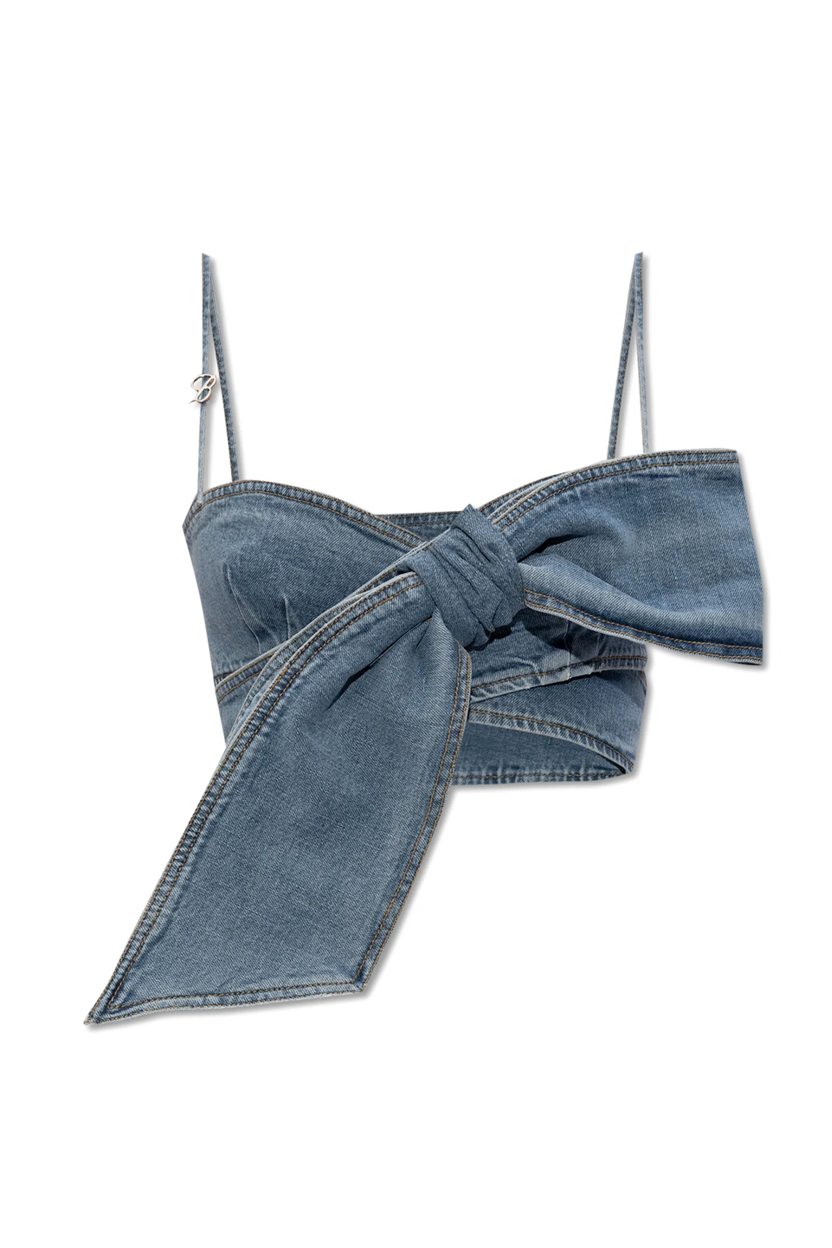 Denim crop top