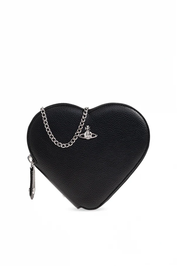 CZARNY Torba na ramię ‘Heart’