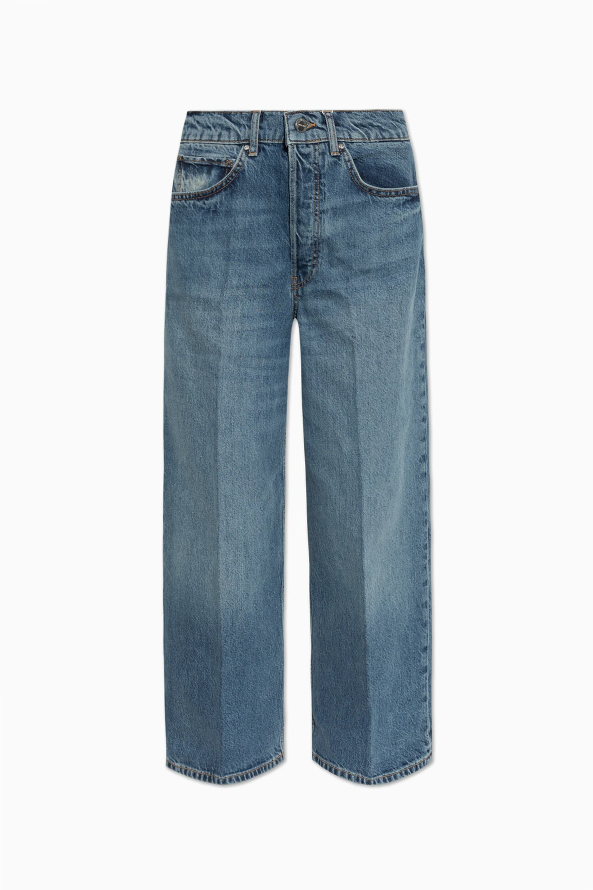 Jeansy z nogawkami o szerokim kroju