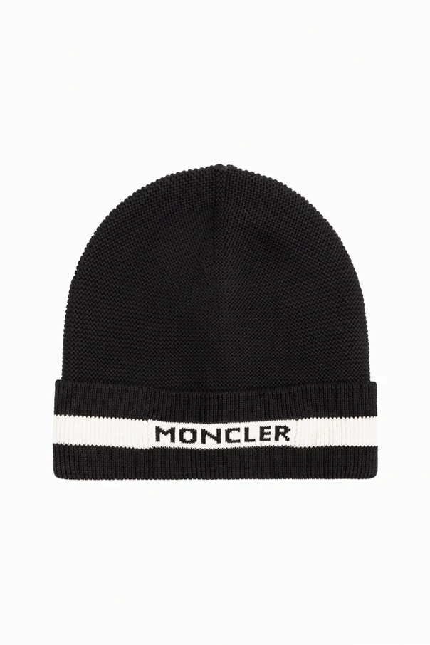 SCHWARZ Beanie with logo