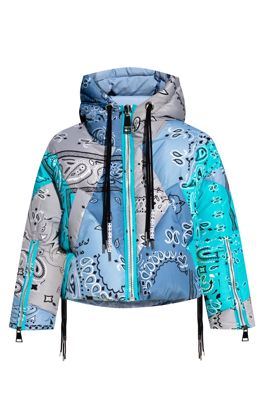Printed down jacket
