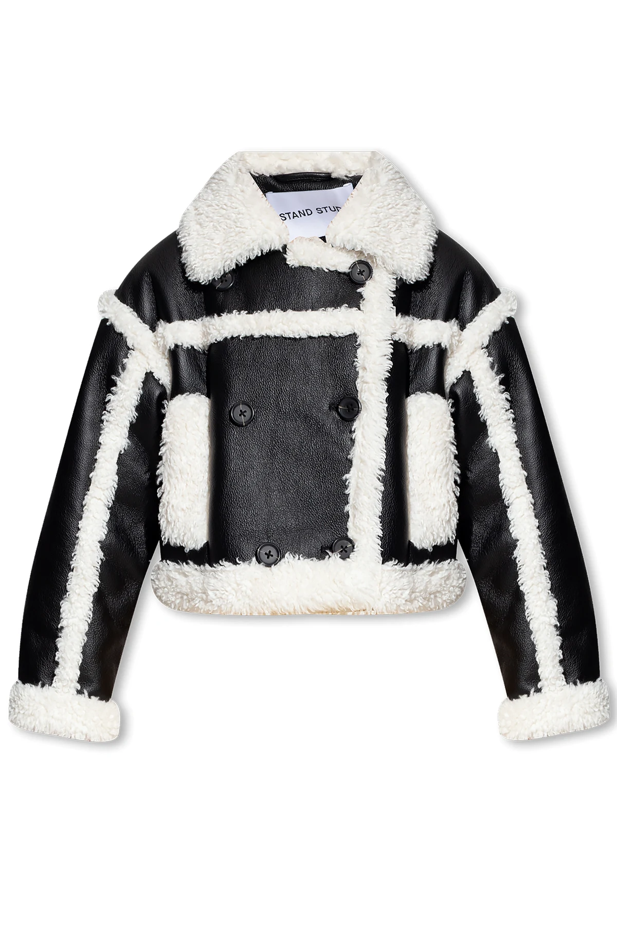 ‘Kristy’ faux shearling jacket