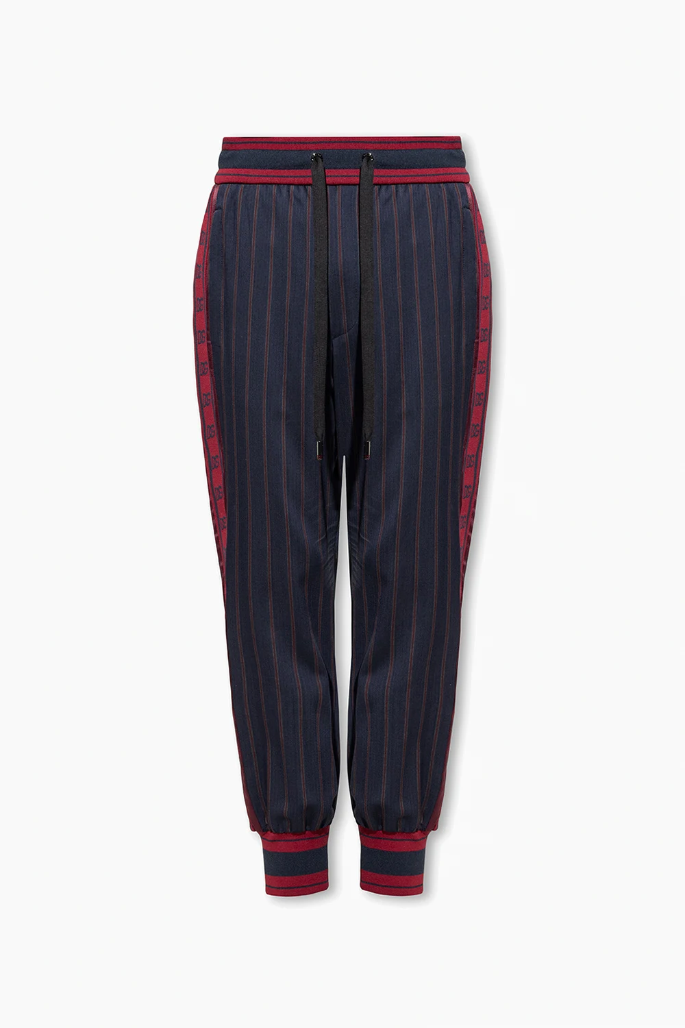 Striped trousers
