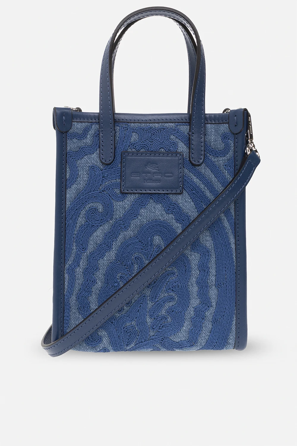 Jacquard shoulder bag