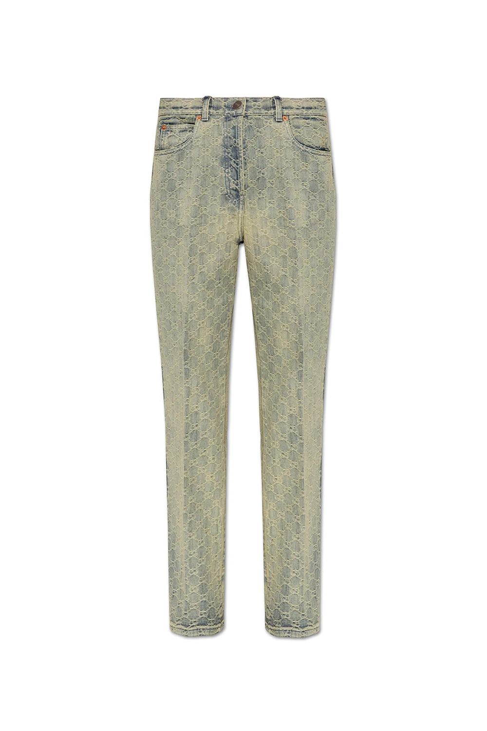 Jeansy z monogramem