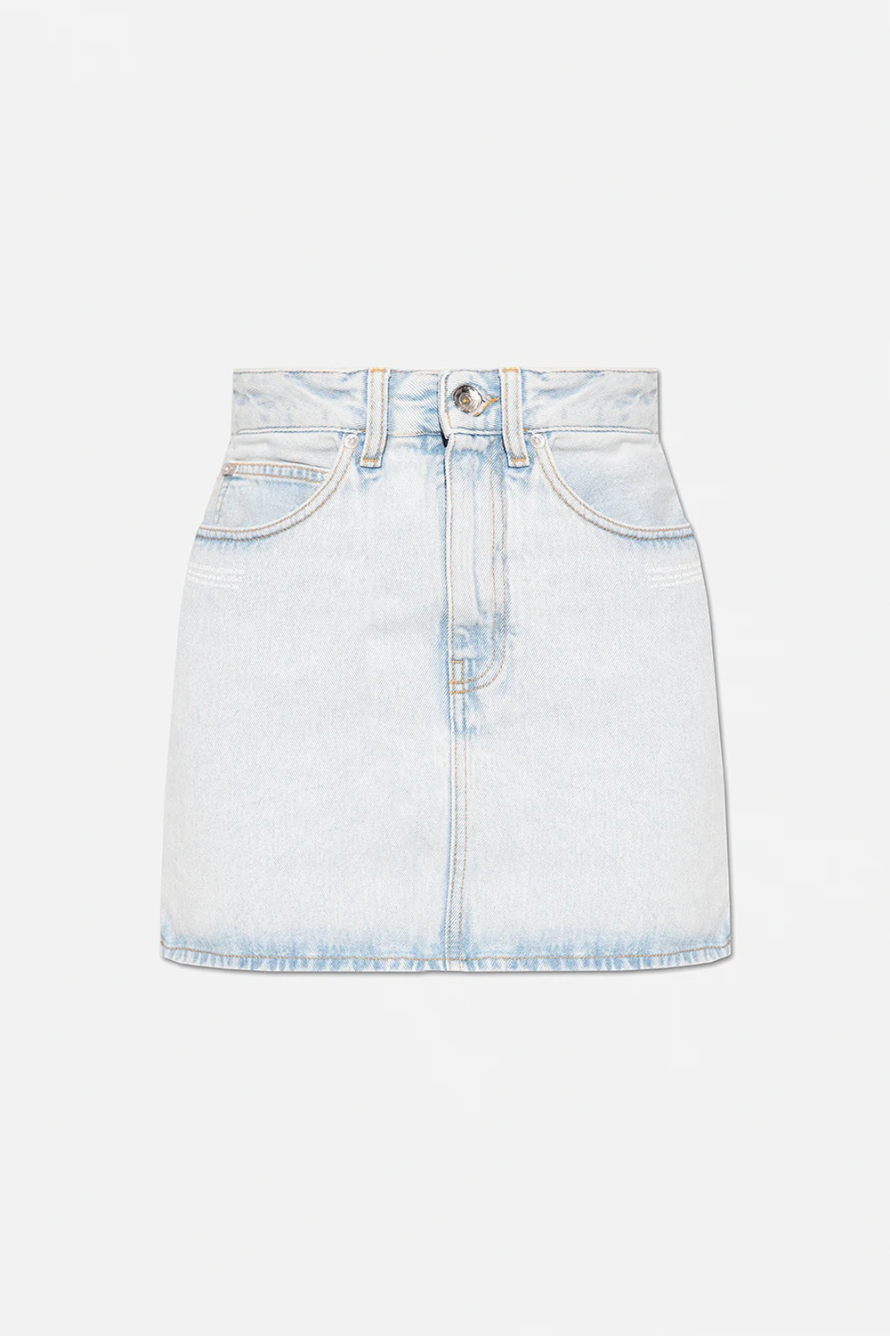 Short denim skirt
