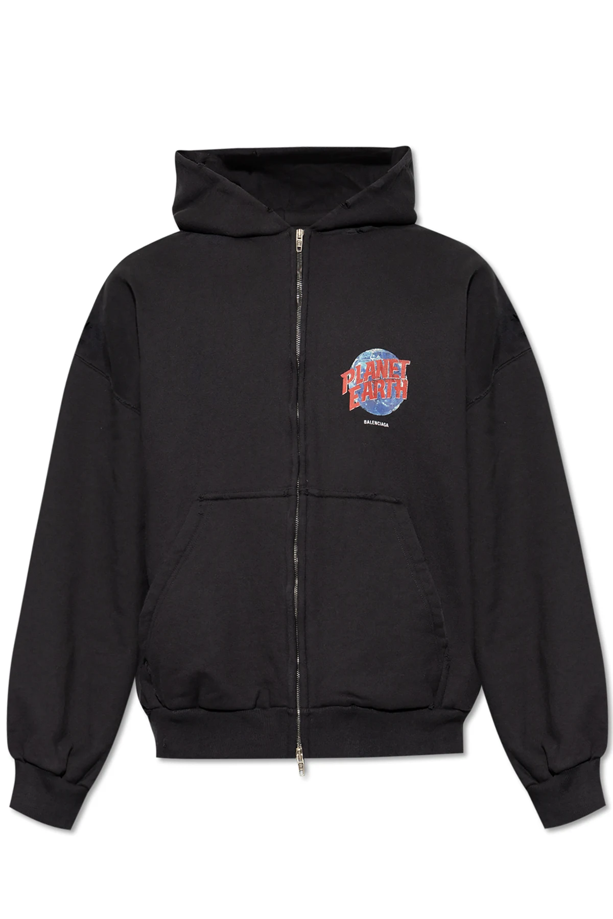 Sweatshirt with vintage effect