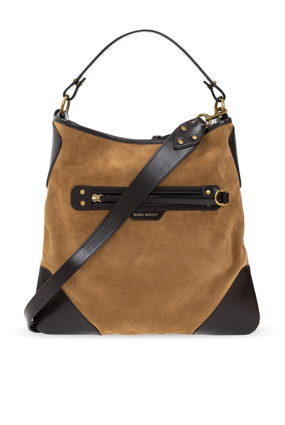 Leather shoulder bag
