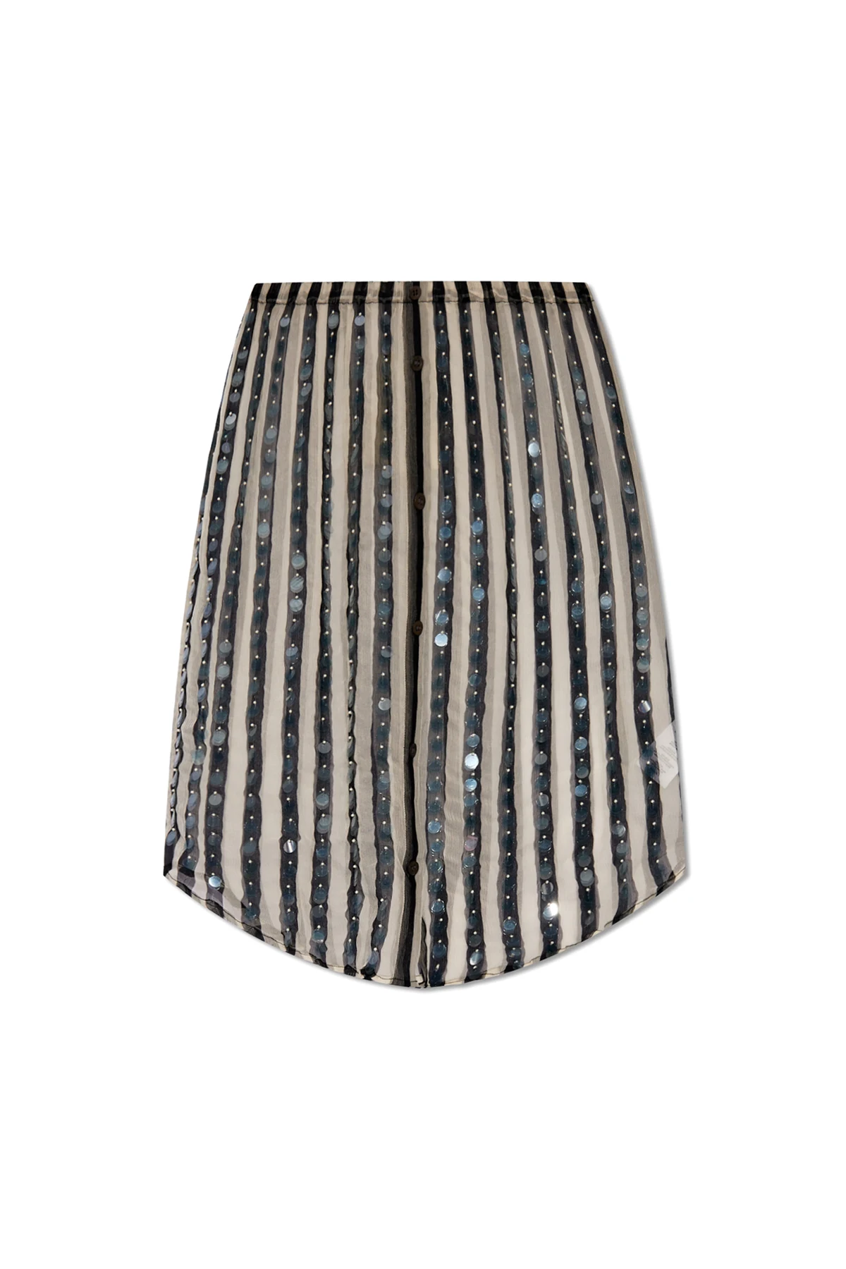 Silk skirt with sequins