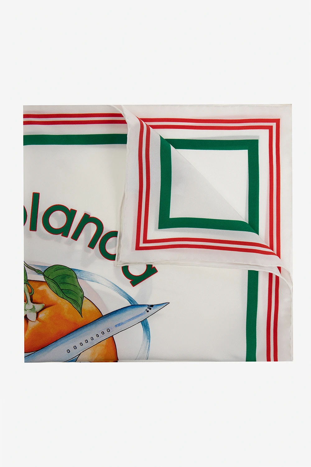 Jedwabna apaszka z logo