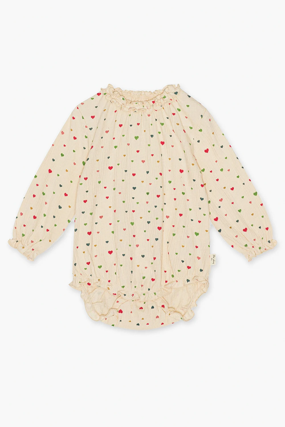 ‘Chleo’ bodysuit with motif of hearts