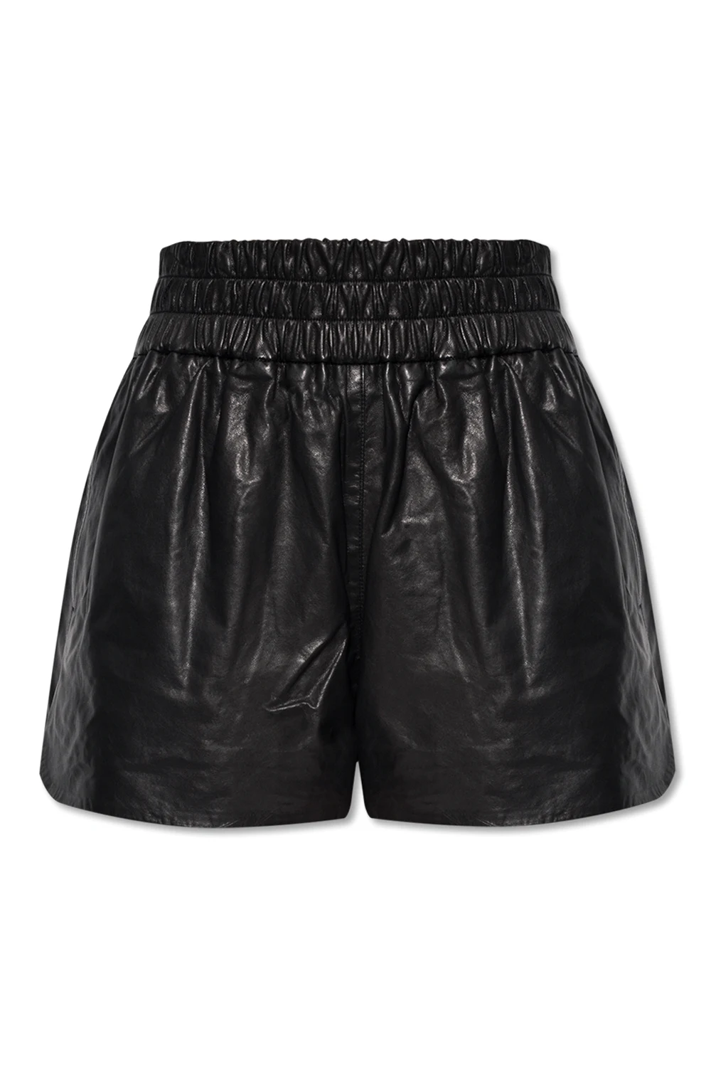 Leather shorts