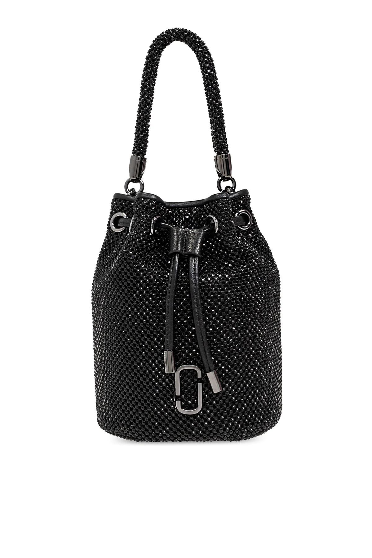 BLACK Mini The Rhinestone shoulder bag