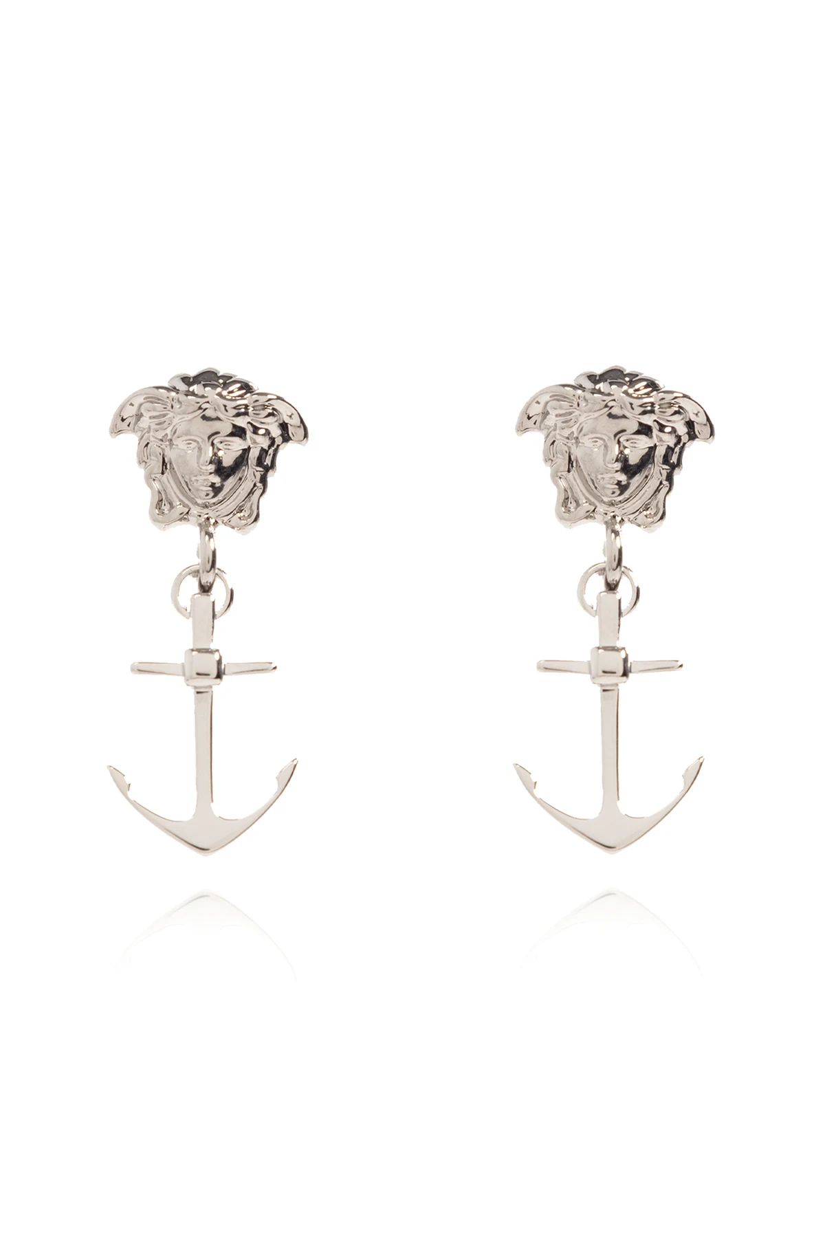 Earrings with Medusa face