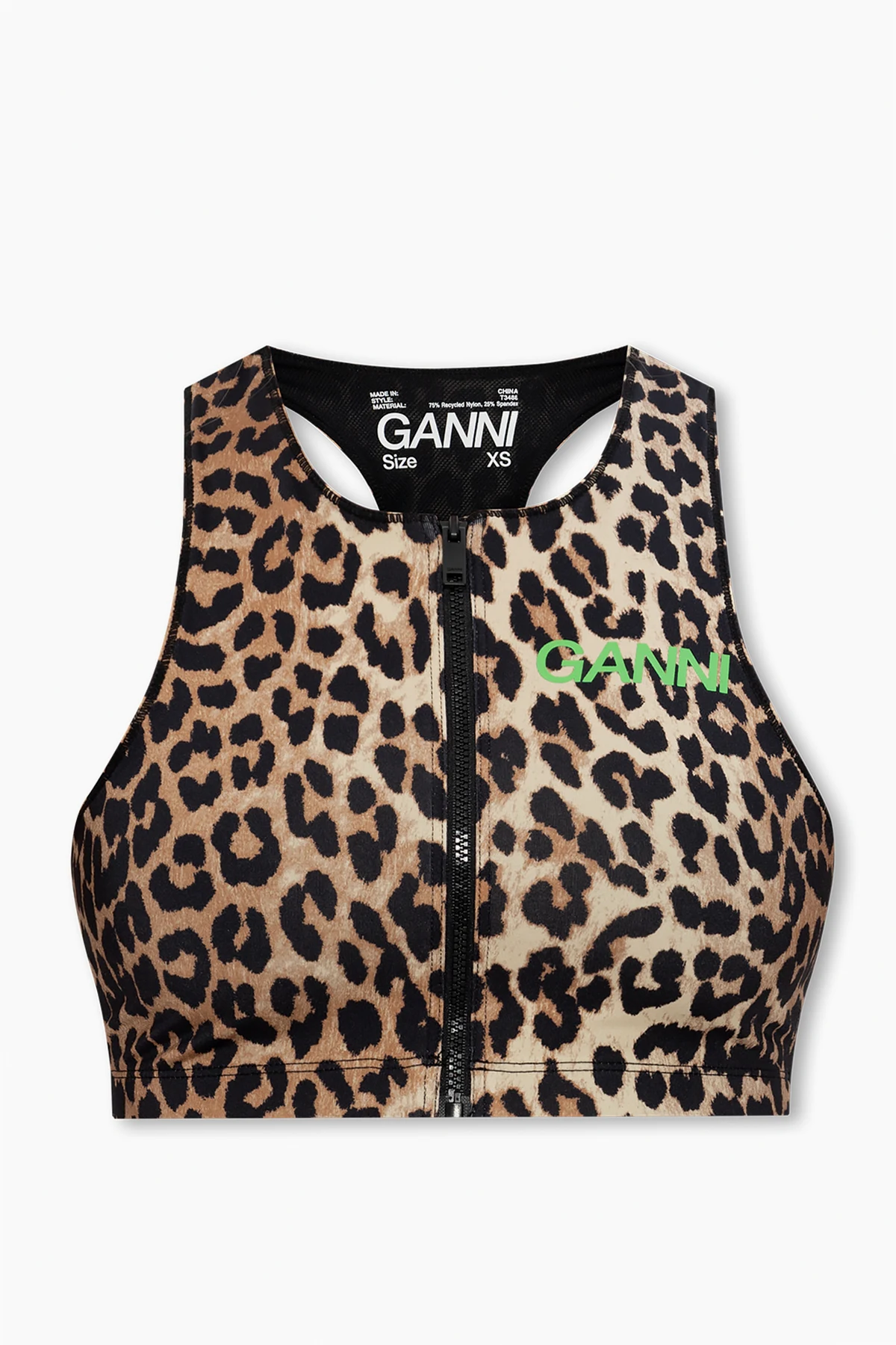 Sports top with animal motif