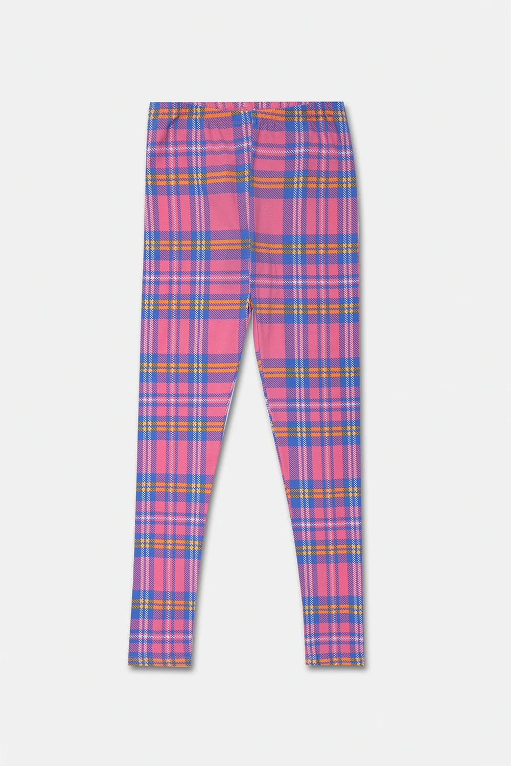 Legginsy ze wzorem w kratę