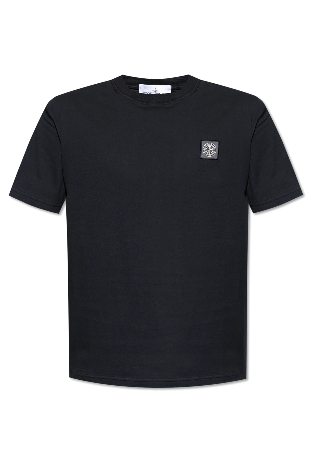 T-shirt z naszywką z logo