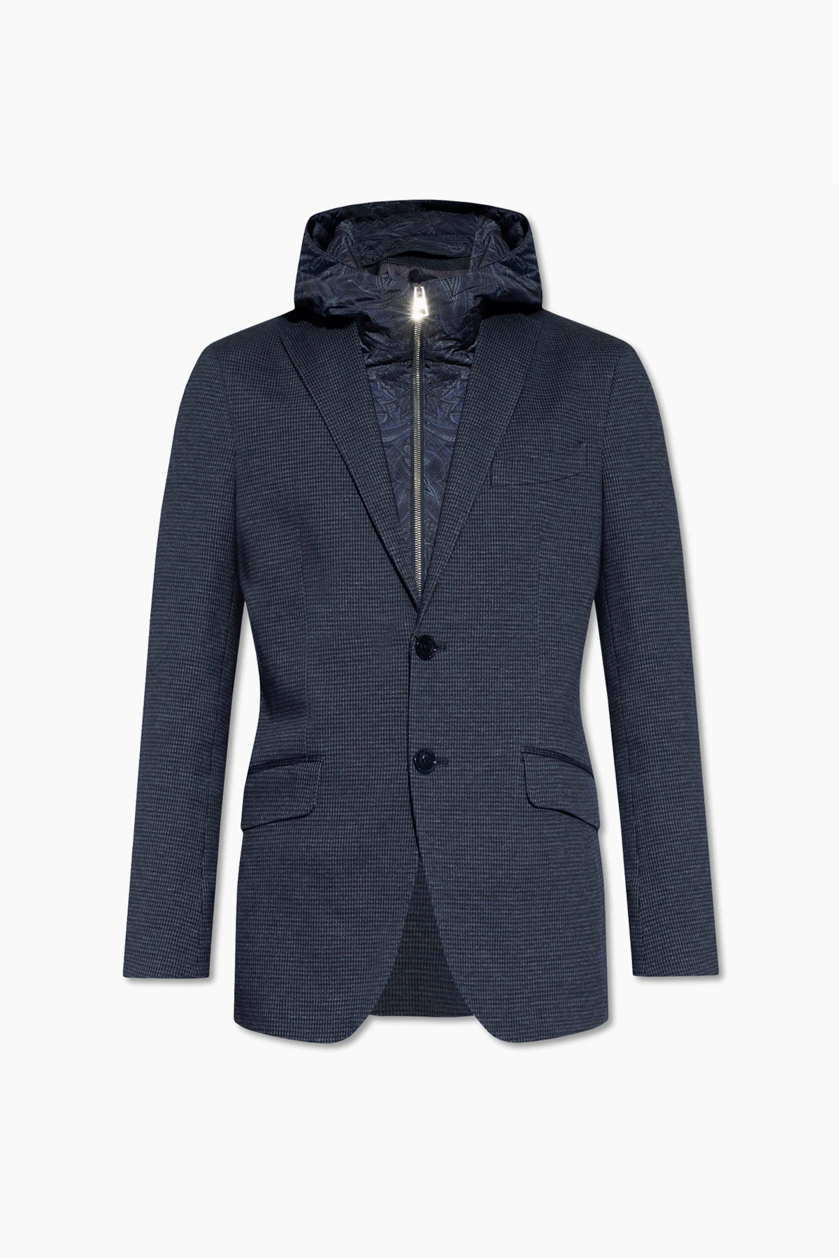 Houndstooth blazer