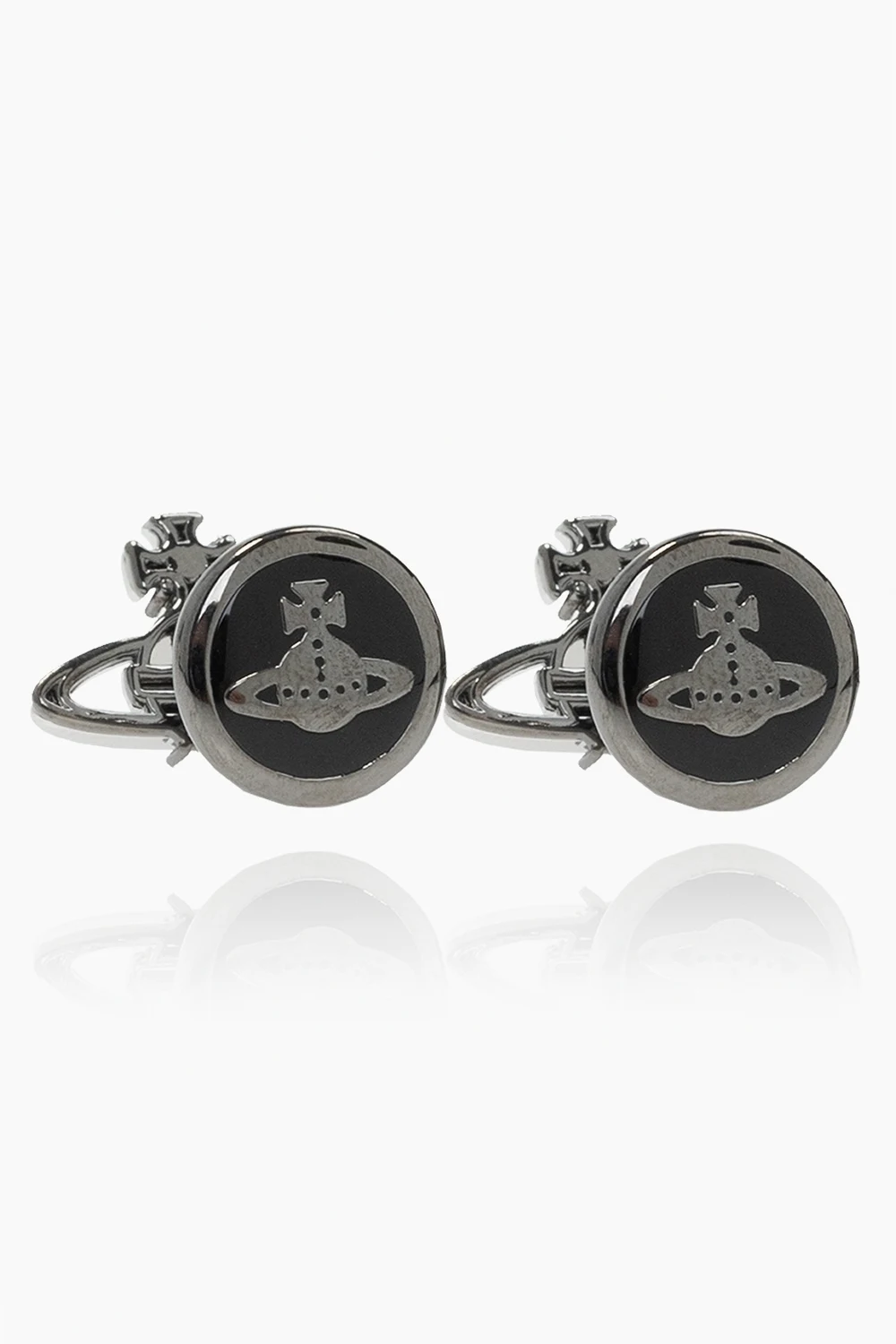 Logo-patterned cufflinks