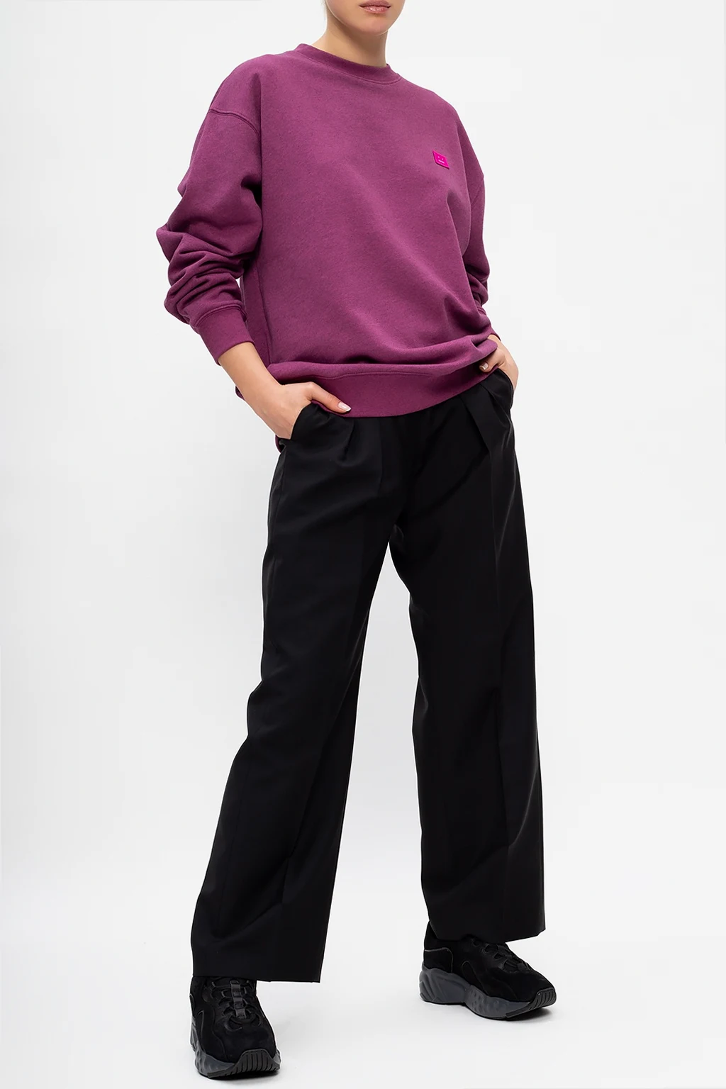 Pleat-front trousers