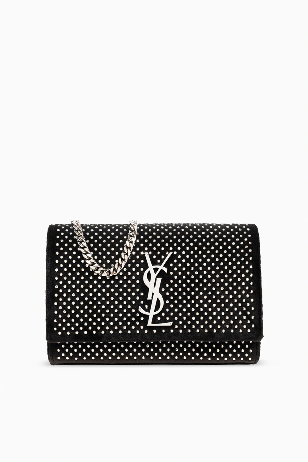 ‘Kate Small’ velour shoulder bag